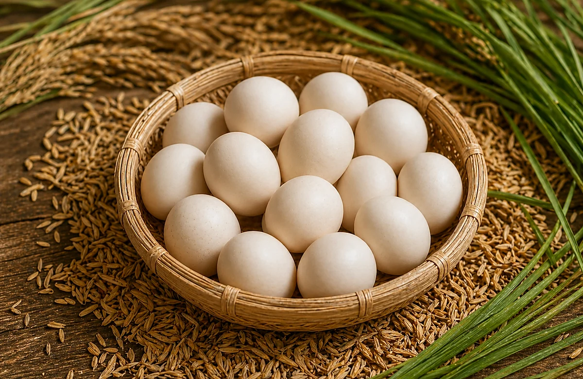 Telur segar siap konsumsi